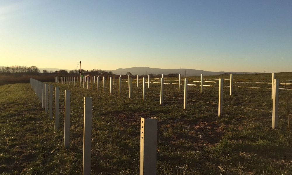 Solarpark Ellerstadt Baubeginn