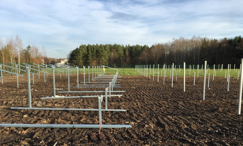 Solarpark Klausa Bauarbeiten