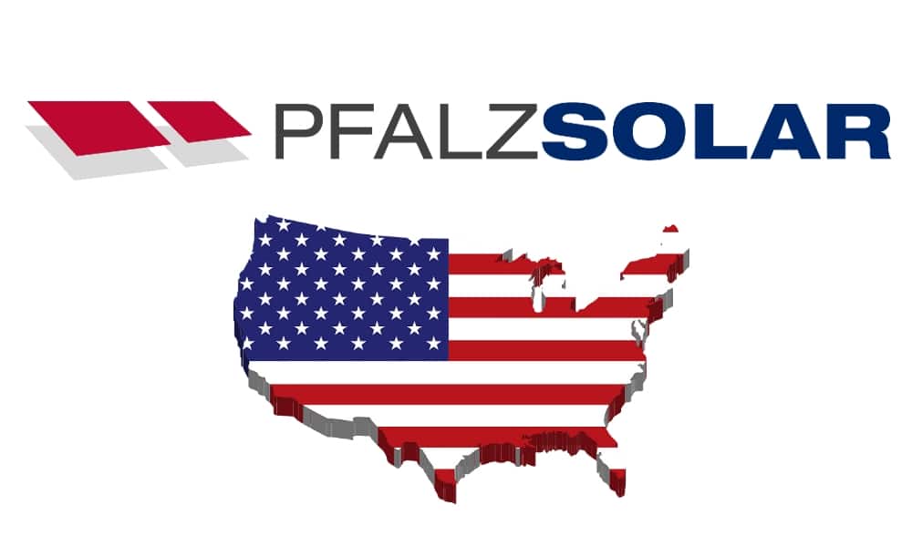PFALZSOLAR FOUNDS U.S. SUBSIDIARY