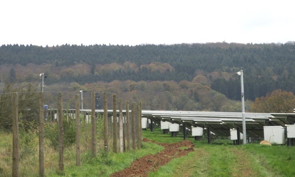 Schutz vor Moduldiebstah in Solarparks mittels Kameraüberwachung