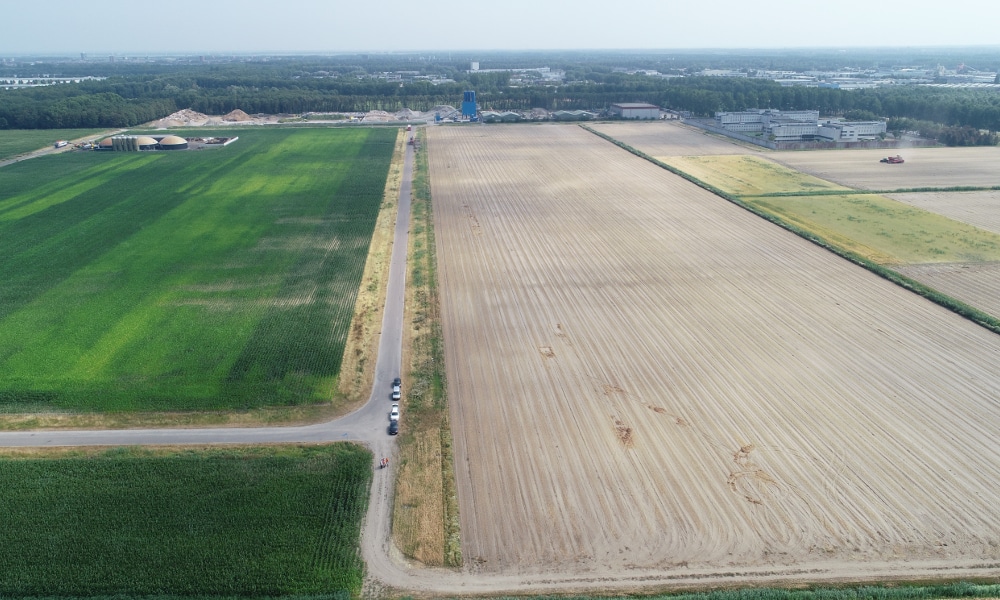 Solarpark Almere befor construction start
